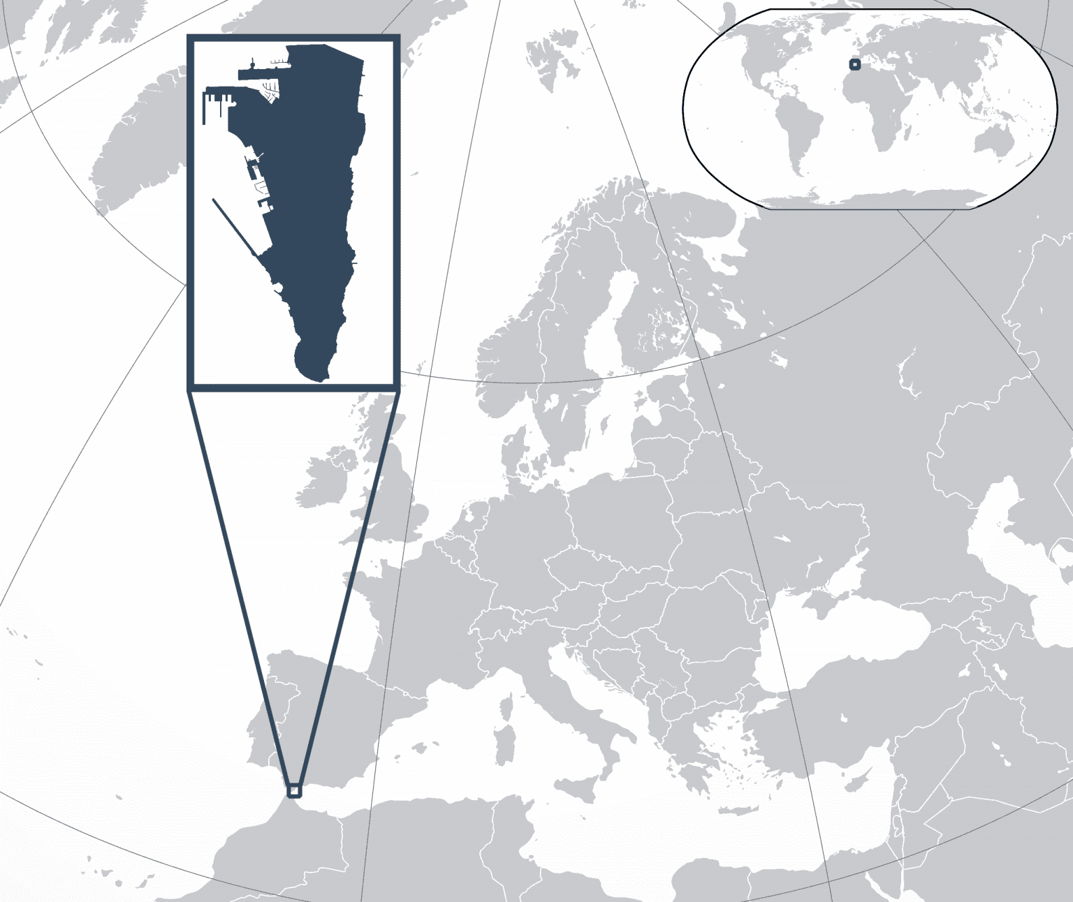 Gibraltar Power plug, socket & mains voltage in Gibraltar