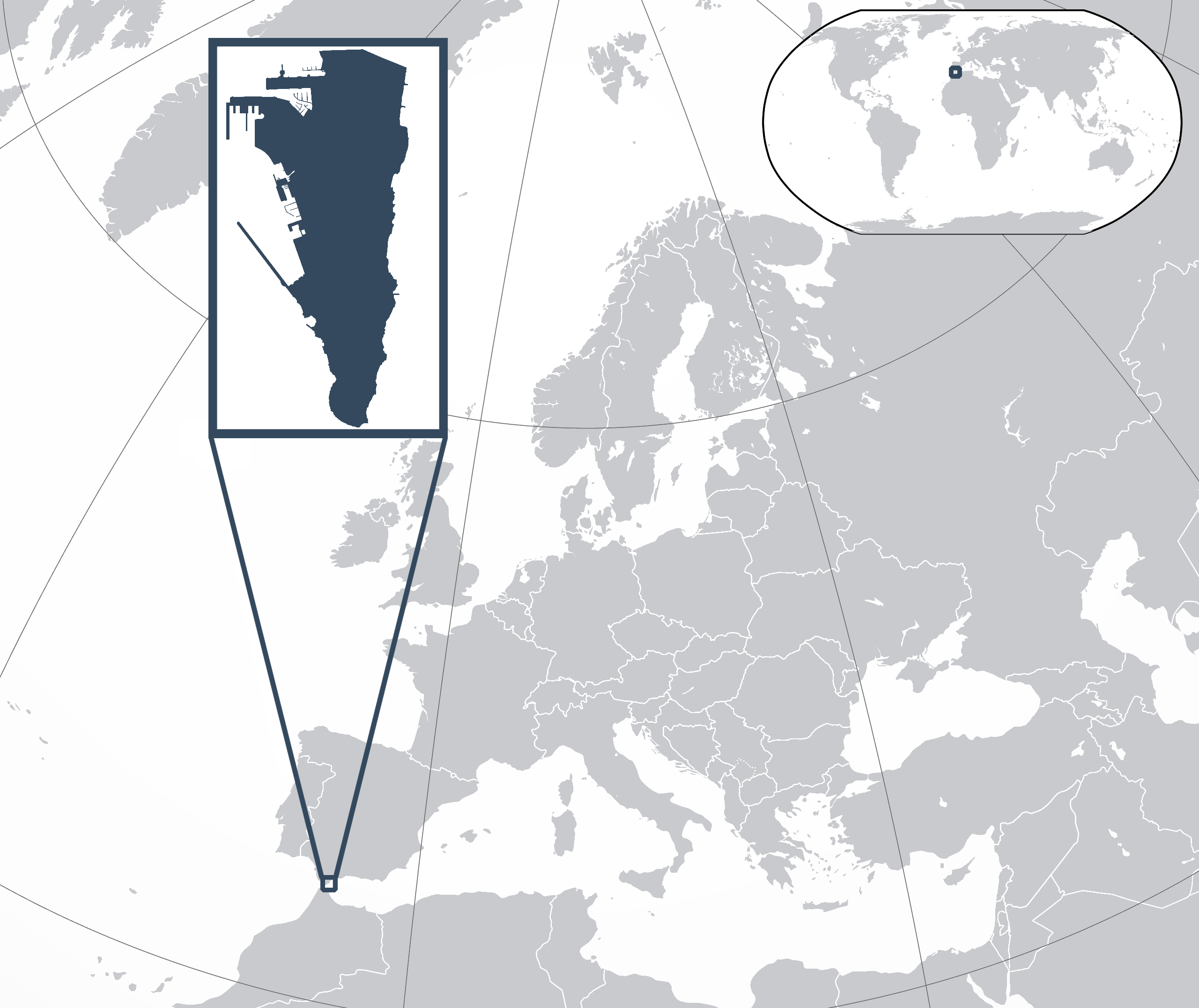 Gibraltar Power plug, socket & mains voltage in Gibraltar