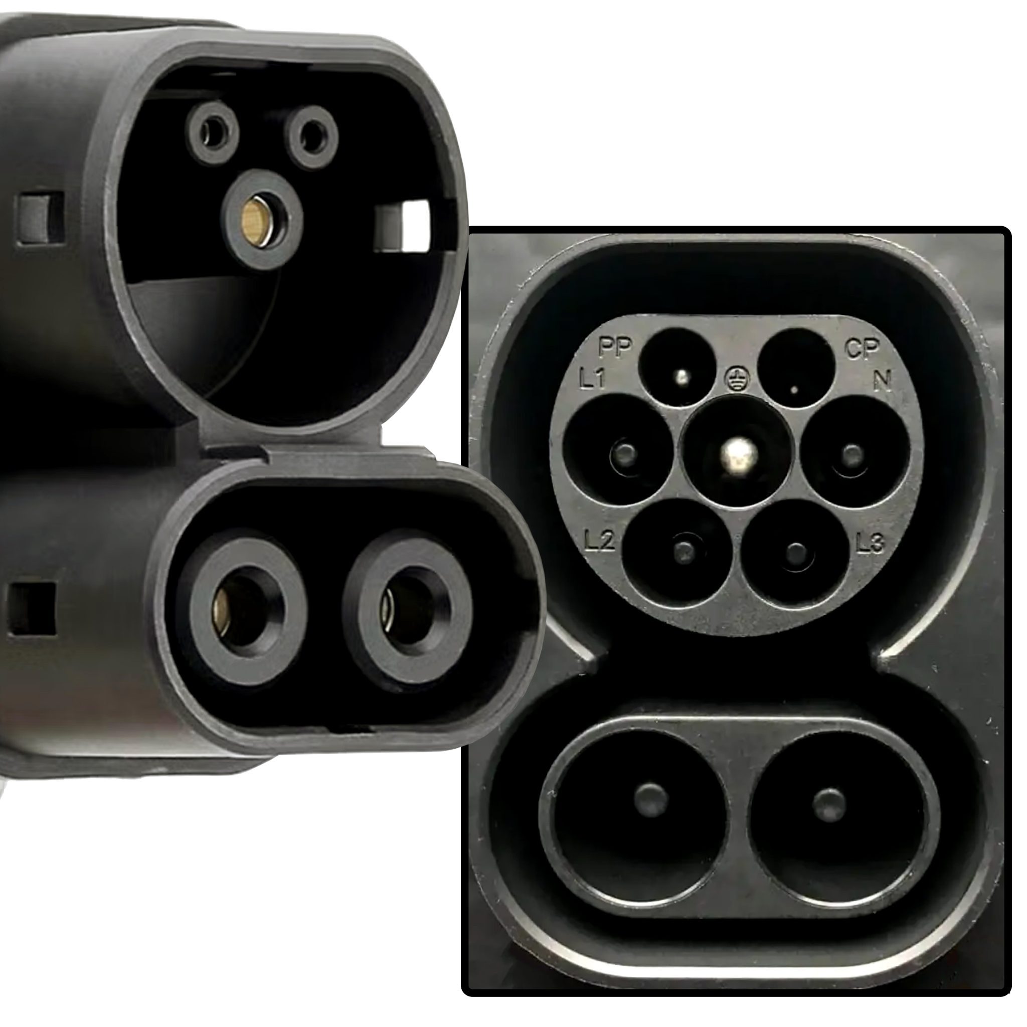 Electric vehicle charging connector types