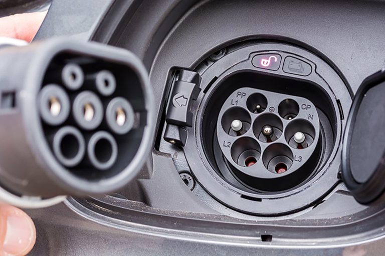 EV charging connector & inlet Type 2