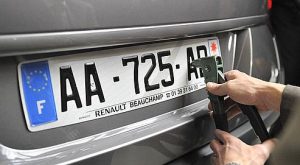 Sticker set car license plate precisely fits EU field tuning design -  Hungary R1