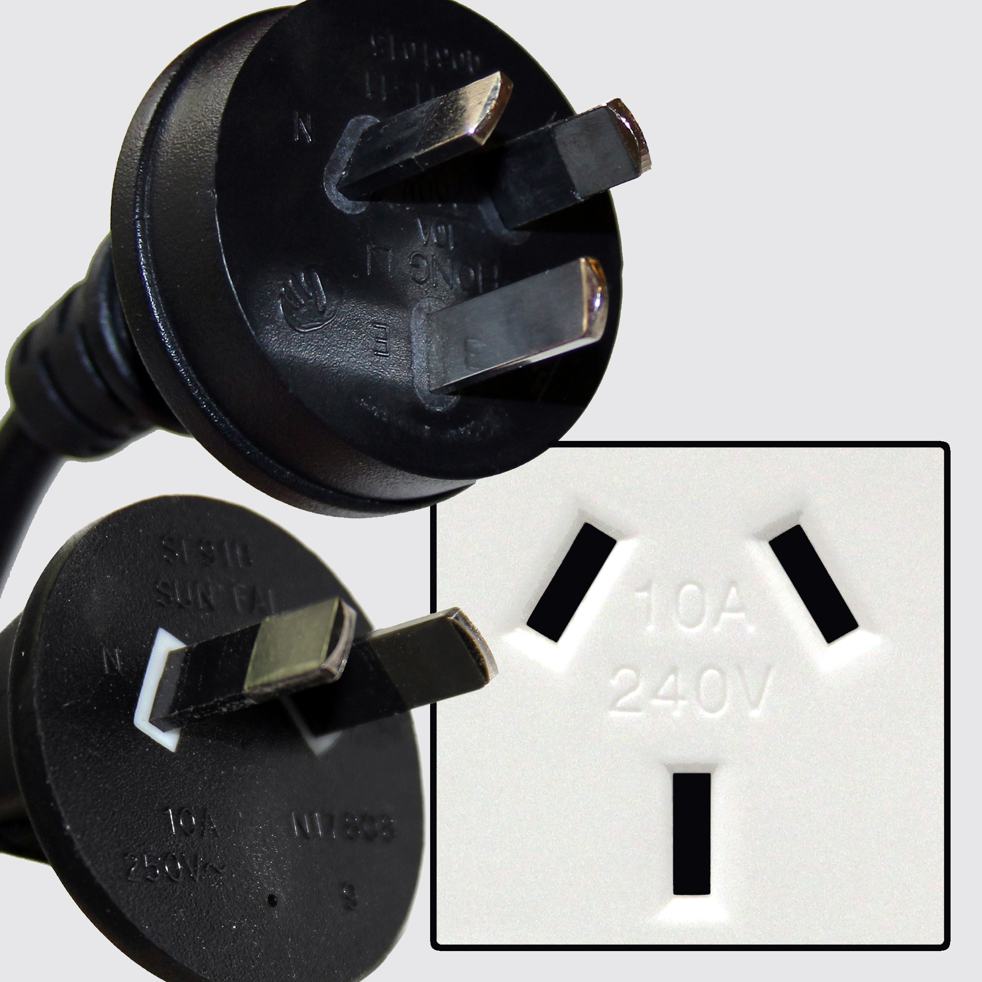 Adaptador Enchufe Triple 6A 220V