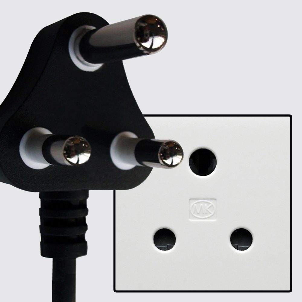 South Africa Power plug, socket & mains voltage in South Africa